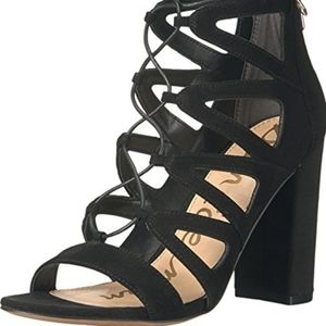 Sam Edelman Black Yona Sandal Size 6.5 shoes like new